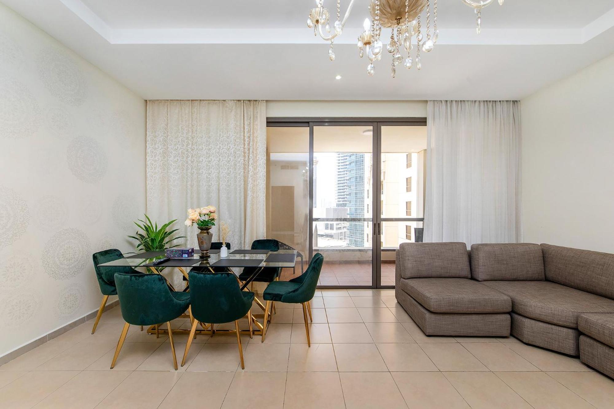Premium 2Bdr Apartment See View Bahar 4 Jbr ดูไบ ภายนอก รูปภาพ